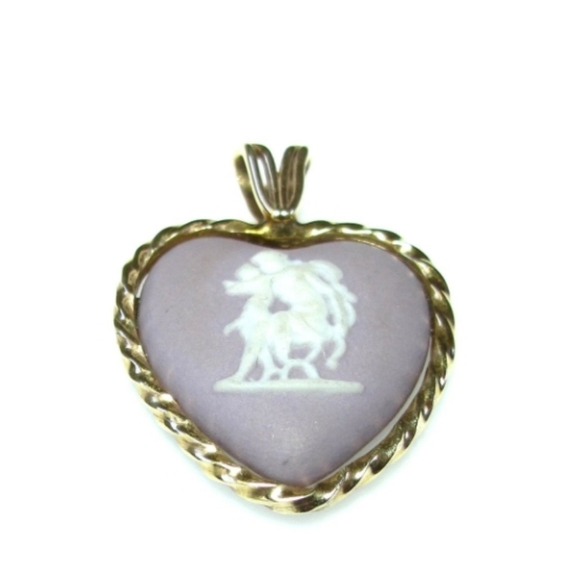 Vintage Wedgewood Lilac Jasper Necklace - Picture 6 of 6